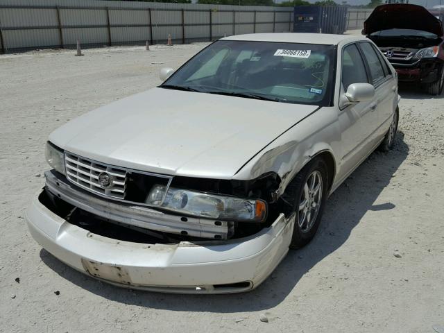 1G6KY54962U292422 - 2002 CADILLAC SEVILLE ST WHITE photo 2