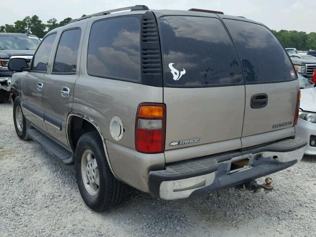 1GNEC13V83R133106 - 2003 CHEVROLET TAHOE C150 BROWN photo 3