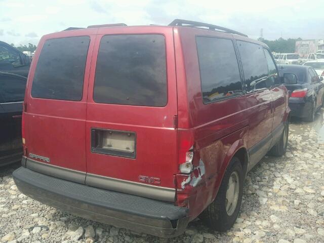 1GKDM19W5XB509782 - 1999 GMC SAFARI XT RED photo 4