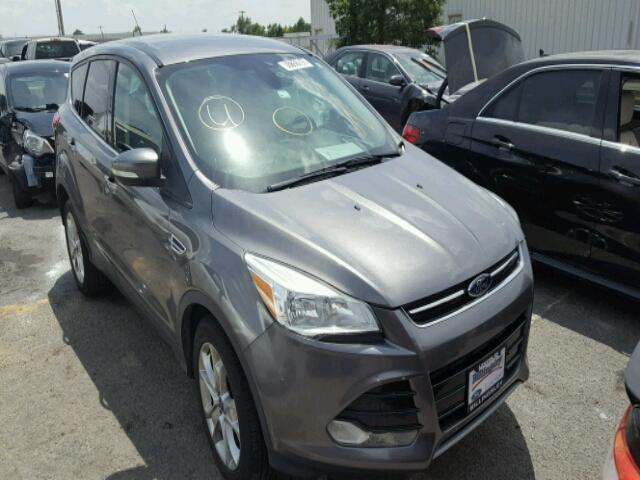 1FMCU0HX6DUA72947 - 2013 FORD ESCAPE SEL GRAY photo 1