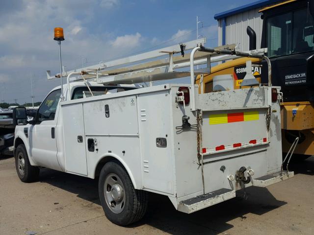 1FDWF30528EC54275 - 2008 FORD F350 SRW S WHITE photo 3