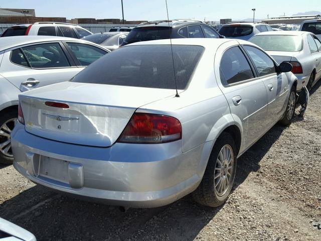 1C3EL46X55N571362 - 2005 CHRYSLER SEBRING SILVER photo 4