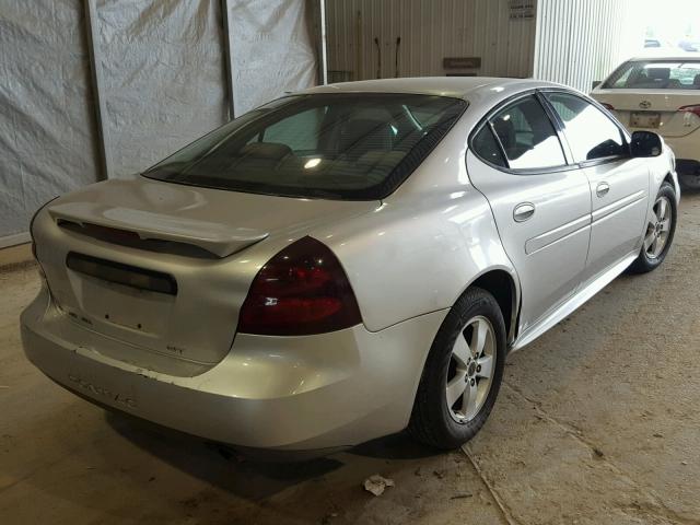 2G2WP522151256939 - 2005 PONTIAC GRAND PRIX SILVER photo 4