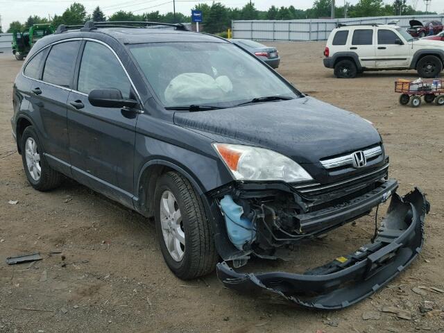 5J6RE48527L012847 - 2007 HONDA CR-V EX BLACK photo 1