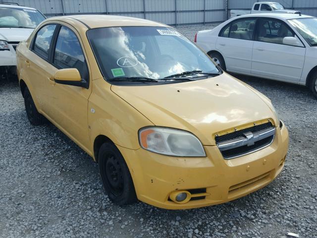 KL1TD56687B148297 - 2007 CHEVROLET AVEO BASE Сары фото 1