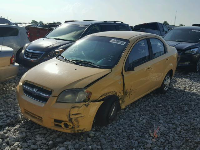 KL1TD56687B148297 - 2007 CHEVROLET AVEO BASE Сары фото 2