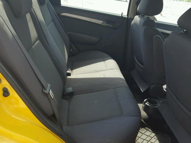 KL1TD56687B148297 - 2007 CHEVROLET AVEO BASE Сары фото 6