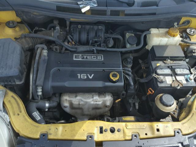 KL1TD56687B148297 - 2007 CHEVROLET AVEO BASE Сары фото 7