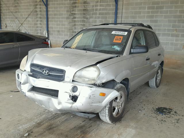 KM8JM12B06U471866 - 2006 HYUNDAI TUCSON GL SILVER photo 2