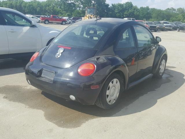 3VWBA21C6XM414074 - 1999 VOLKSWAGEN NEW BEETLE შავი ფოტო 4