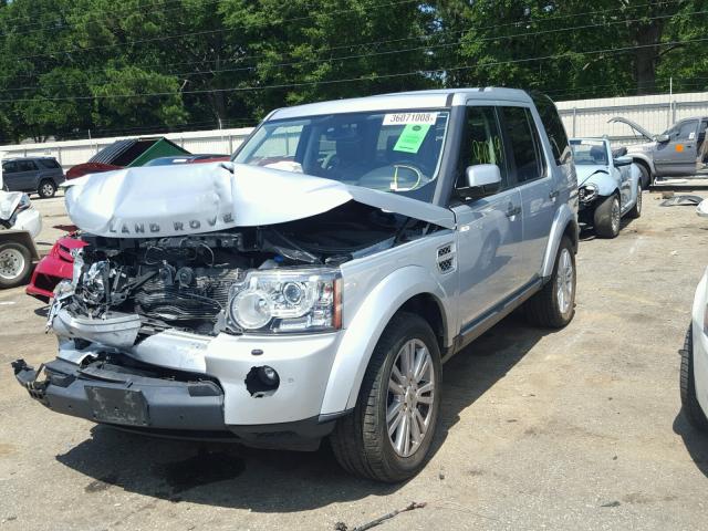 SALAM2D49AA527492 - 2010 LAND ROVER LR4 HSE PL SILVER photo 2
