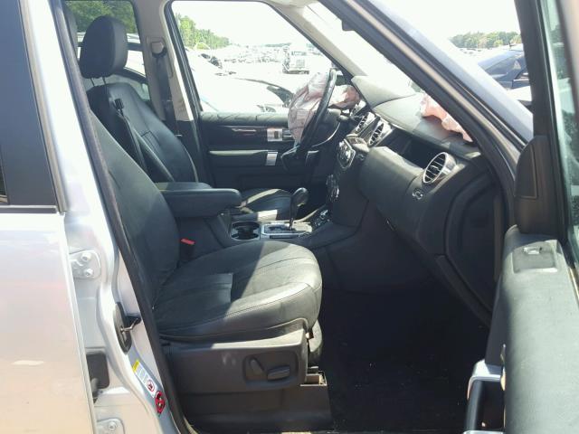 SALAM2D49AA527492 - 2010 LAND ROVER LR4 HSE PL SILVER photo 5