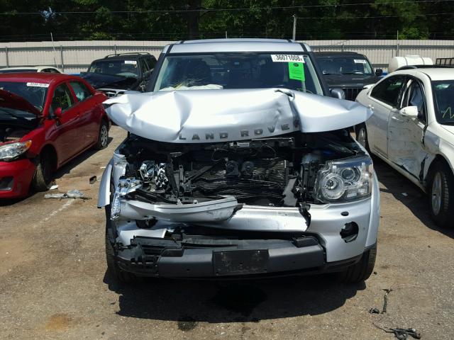 SALAM2D49AA527492 - 2010 LAND ROVER LR4 HSE PL SILVER photo 9