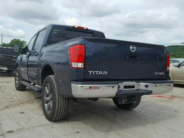 1N6AA0EC8FN501327 - 2015 NISSAN TITAN S BLUE photo 3