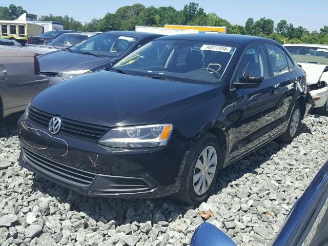 3VW1K7AJ9EM324239 - 2014 VOLKSWAGEN JETTA BASE Սև լուսանկար 2