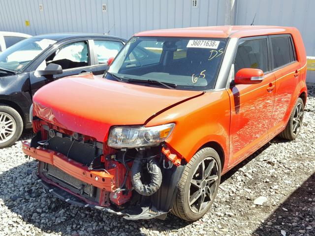 JTLKE50E891096507 - 2009 TOYOTA SCION XB RED photo 2