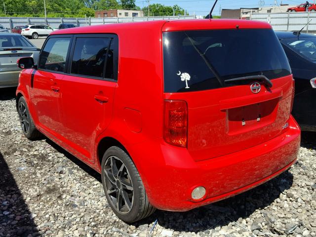 JTLKE50E891096507 - 2009 TOYOTA SCION XB RED photo 3