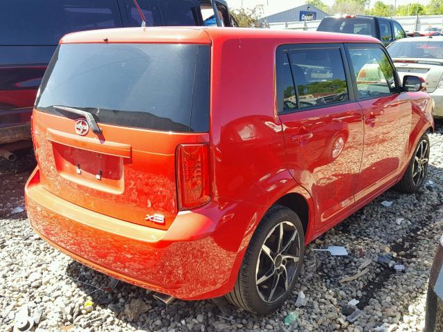 JTLKE50E891096507 - 2009 TOYOTA SCION XB RED photo 4