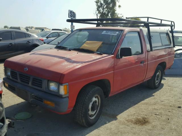 1N6SD11S7TC389450 - 1996 NISSAN TRUCK BASE RED photo 2