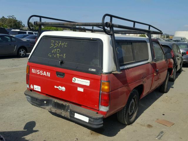 1N6SD11S7TC389450 - 1996 NISSAN TRUCK BASE RED photo 4