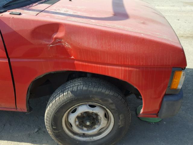 1N6SD11S7TC389450 - 1996 NISSAN TRUCK BASE RED photo 9