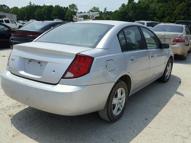 1G8AJ55F57Z187988 - 2007 SATURN ION LEVEL SILVER photo 4