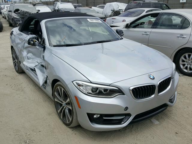 WBA1K5C51FV473708 - 2015 BMW 228 I SILVER photo 1