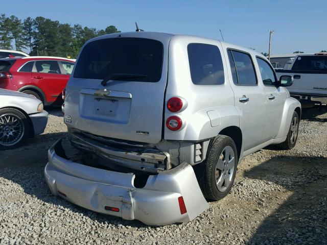 3GNBAAFW7BS566909 - 2011 CHEVROLET HHR LS SILVER photo 4