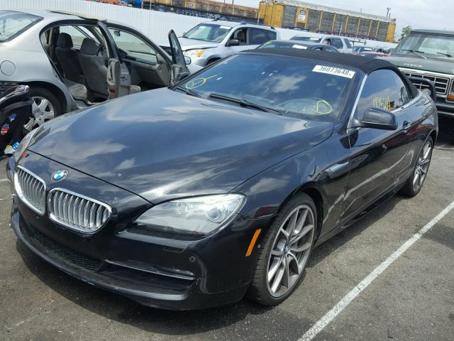 WBALZ3C52CDL70825 - 2012 BMW 650 I BLACK photo 2