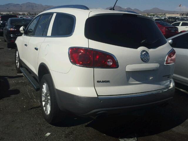 5GAER23D59J191705 - 2009 BUICK ENCLAVE CX WHITE photo 3