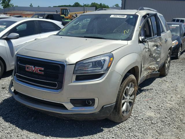 1GKKRRKD9EJ363566 - 2014 GMC ACADIA SLT ბეჟი ფოტო 2