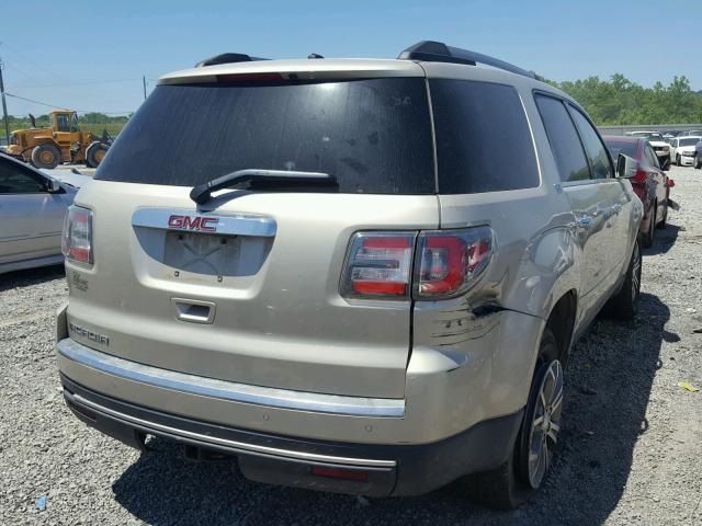 1GKKRRKD9EJ363566 - 2014 GMC ACADIA SLT ბეჟი ფოტო 4