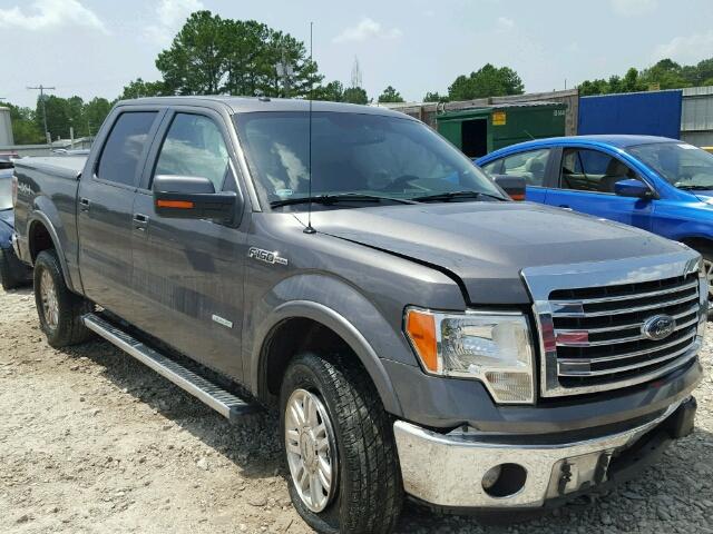 1FTFW1ET6DKD20046 - 2013 FORD F150 SUPER GRAY photo 1