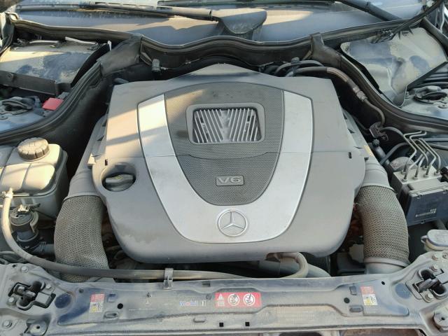 WDBRF52H06A841808 - 2006 MERCEDES-BENZ C230 GRAY photo 7