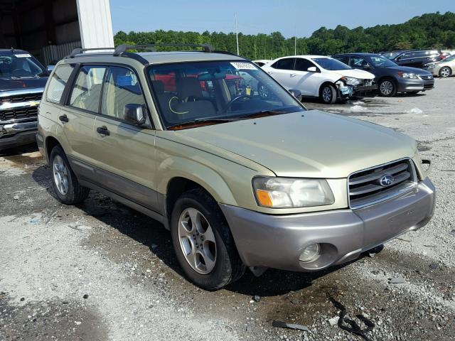 JF1SG65613H716731 - 2003 SUBARU FORESTER 2 GOLD photo 1