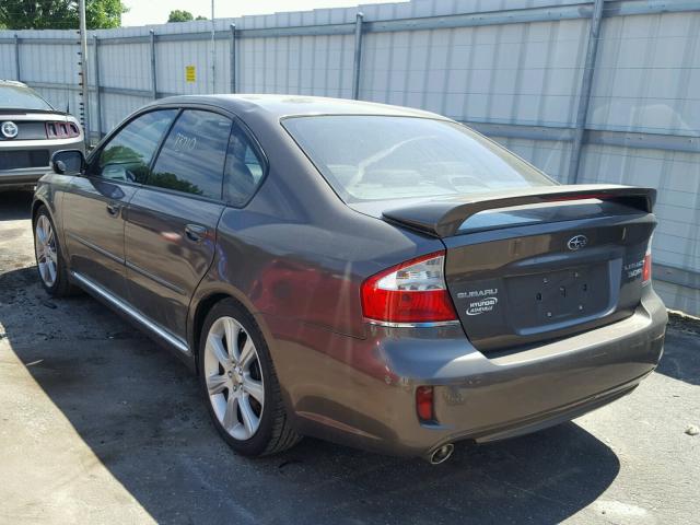 4S3BL856984214954 - 2008 SUBARU LEGACY 3.0 BROWN photo 3