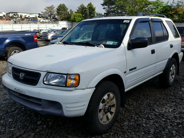 4S6DM58W814400185 - 2001 HONDA PASSPORT E WHITE photo 2