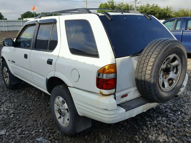 4S6DM58W814400185 - 2001 HONDA PASSPORT E WHITE photo 3