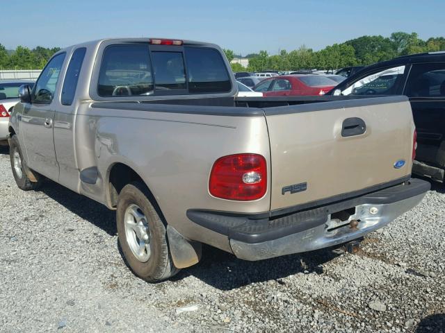 1FTEX07L4VKB52182 - 1997 FORD F150 GOLD photo 3
