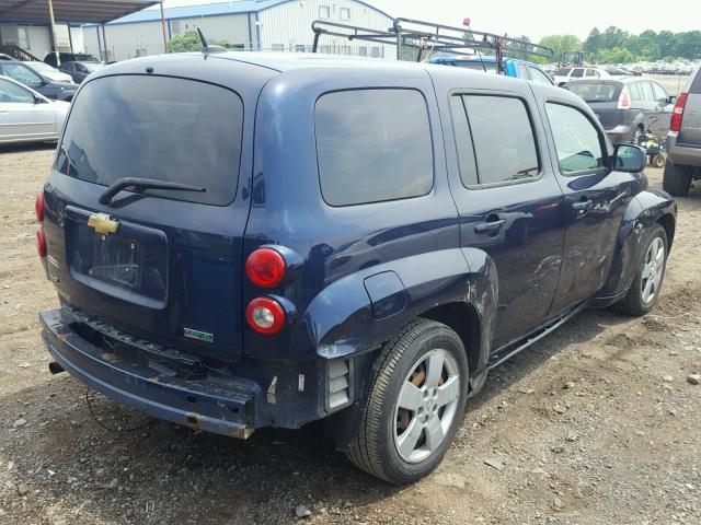 3GNBAADBXAS565820 - 2010 CHEVROLET HHR LS BLUE photo 4
