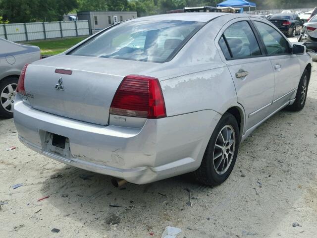 4A3AB36F45E041329 - 2005 MITSUBISHI GALANT ES/ SILVER photo 4