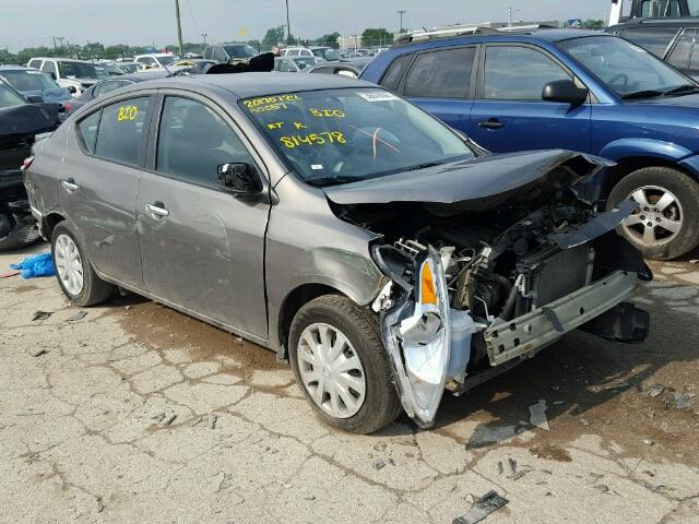 3N1CN7AP1GL814578 - 2016 NISSAN VERSA S GRAY photo 1