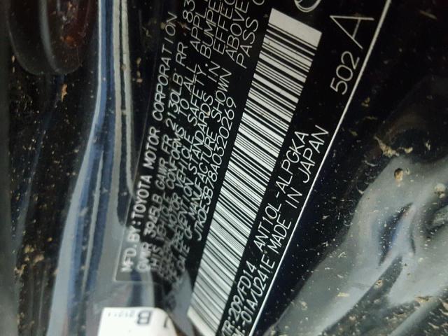 JTKDE3B78A0320269 - 2010 TOYOTA SCION TC 黑色 照片 10