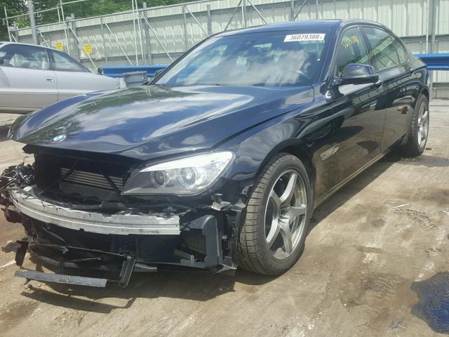 WBAYF8C52DD140425 - 2013 BMW 750LI XDRI BLACK photo 2