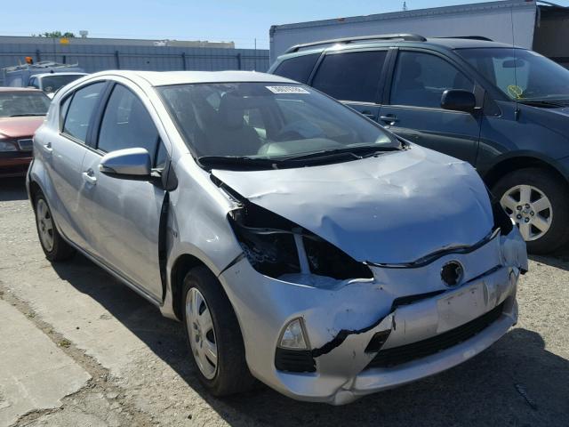 JTDKDTB39C1025158 - 2012 TOYOTA PRIUS C SILVER photo 1