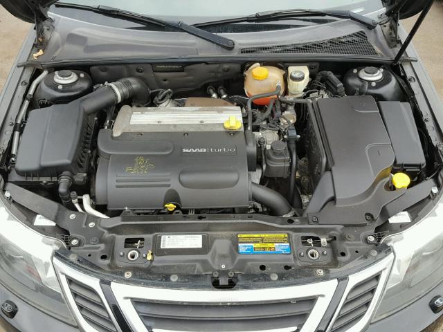 YS3FB42YX91020321 - 2009 SAAB 9-3 2.0T BLACK photo 7