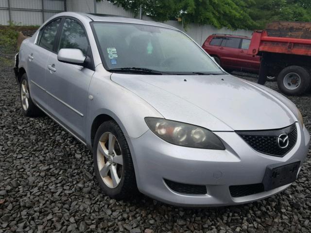 JM1BK12F341149657 - 2004 MAZDA 3 I SILVER photo 1