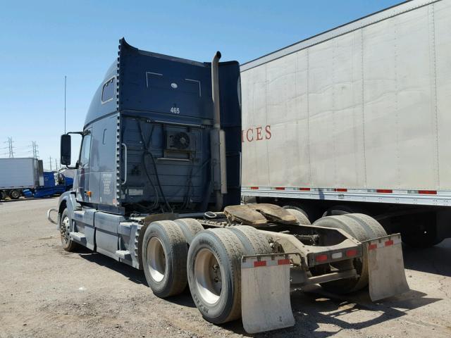 4V4NC9GH07N462623 - 2007 VOLVO VN VNL BLUE photo 3