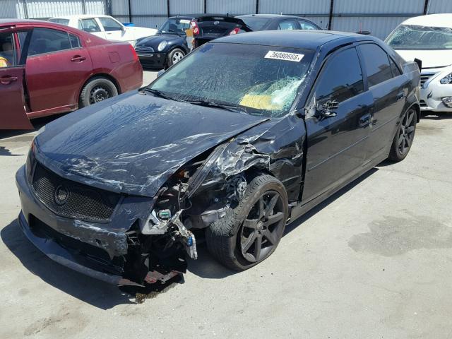 1G6DN57U870130422 - 2007 CADILLAC CTS-V BLACK photo 2