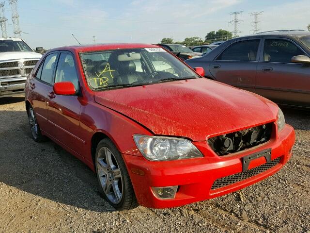 JTHBD192740093644 - 2004 LEXUS IS 300 RED photo 1